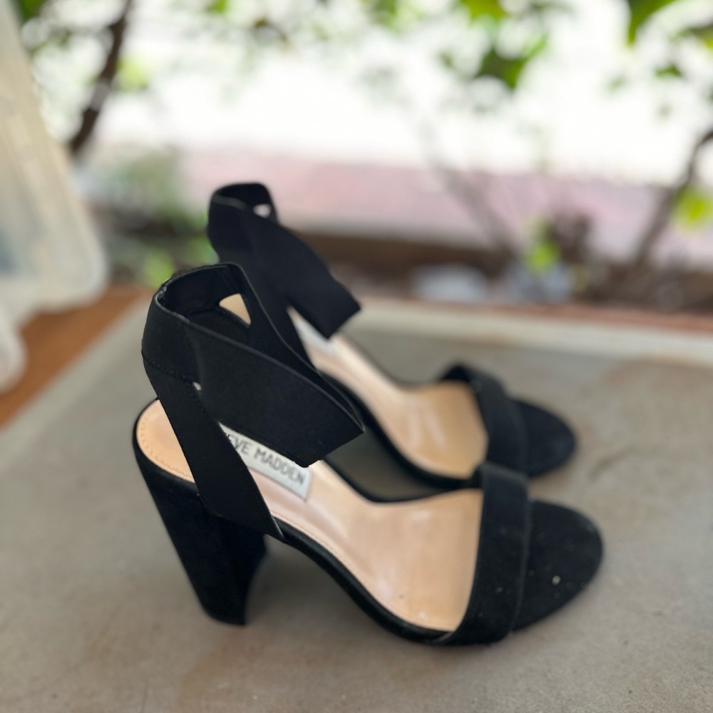 Steve Madden Black Heels